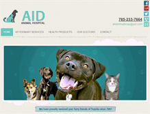 Tablet Screenshot of aidanimalhospitaltopekaks.com